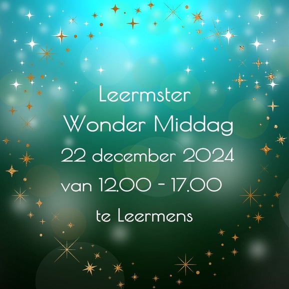 Beleef de magie van de Leermster Wonder Middag – 22 december 2024 in Leermens