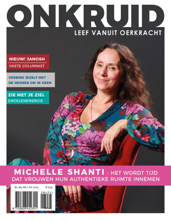 Michelle Shanti in gesprek met Ivonne Sprok, Janosh, Patty Harpenau, Ingrid Koezier, Onkruid, Onkruid Magazine, Bestel nu. Michelle Shanti in gesprek met Ivonne Sprok