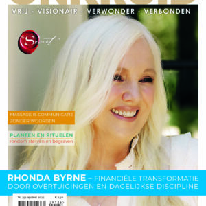 Bestel Onkruid april/mei 2026 met Rhonda Byrne, bekend van The Secret, plus inspirerende columns en artikelen over massage, rituelen, bewust leven en zingeving.